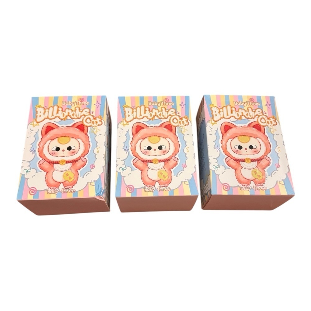 Baby Three - Billionaire Cat Series Plush Blind Box bundle NIB